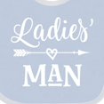 thumbnail image 4 of Inktastic Valentine Boys Ladies Man Boys Baby Bib, 4 of 4