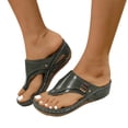 thumbnail image 2 of MKLEKYY Sandalias de Mujer de Moda para Mujer, Sandalias Con Suela Gruesa Hueca, Elegantes, Cerradas, Cómodas, para Verano, 2 of 4