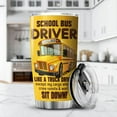 thumbnail image 3 of School Bus Driver Gifts Tumbler With Lid 20 Oz Funny Saying Cup For Men Husband Back To School Stainless Steel Travel Mug Birthday Christmas Bus Driver Appreciation Gifts, 3 of 6
