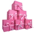 thumbnail image 1 of Caja de regalo GP SUP, 6 unidades, rosa, 10 x 10 x 10 cm, con cinta, 1 of 8