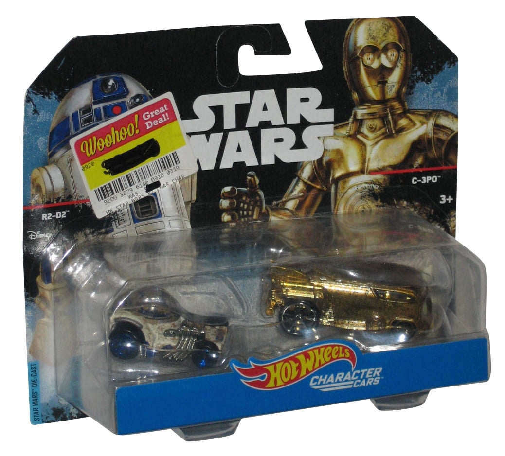 New Lot of 2 Hot Wheels Star Wars C-3PO & Chopper US Seller FREE Shipping 