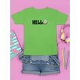 thumbnail image 3 of Hello Daisy Flower T-Shirt Juniors -Image by Shutterstock,  Large, 3 of 4