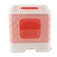 thumbnail image 2 of Cat Drawer Litter Box Plush Cat Kennel Dog Kennel Detachable Washable Large Space Semi Closed Cat Toilet Litter Box, 2 of 8