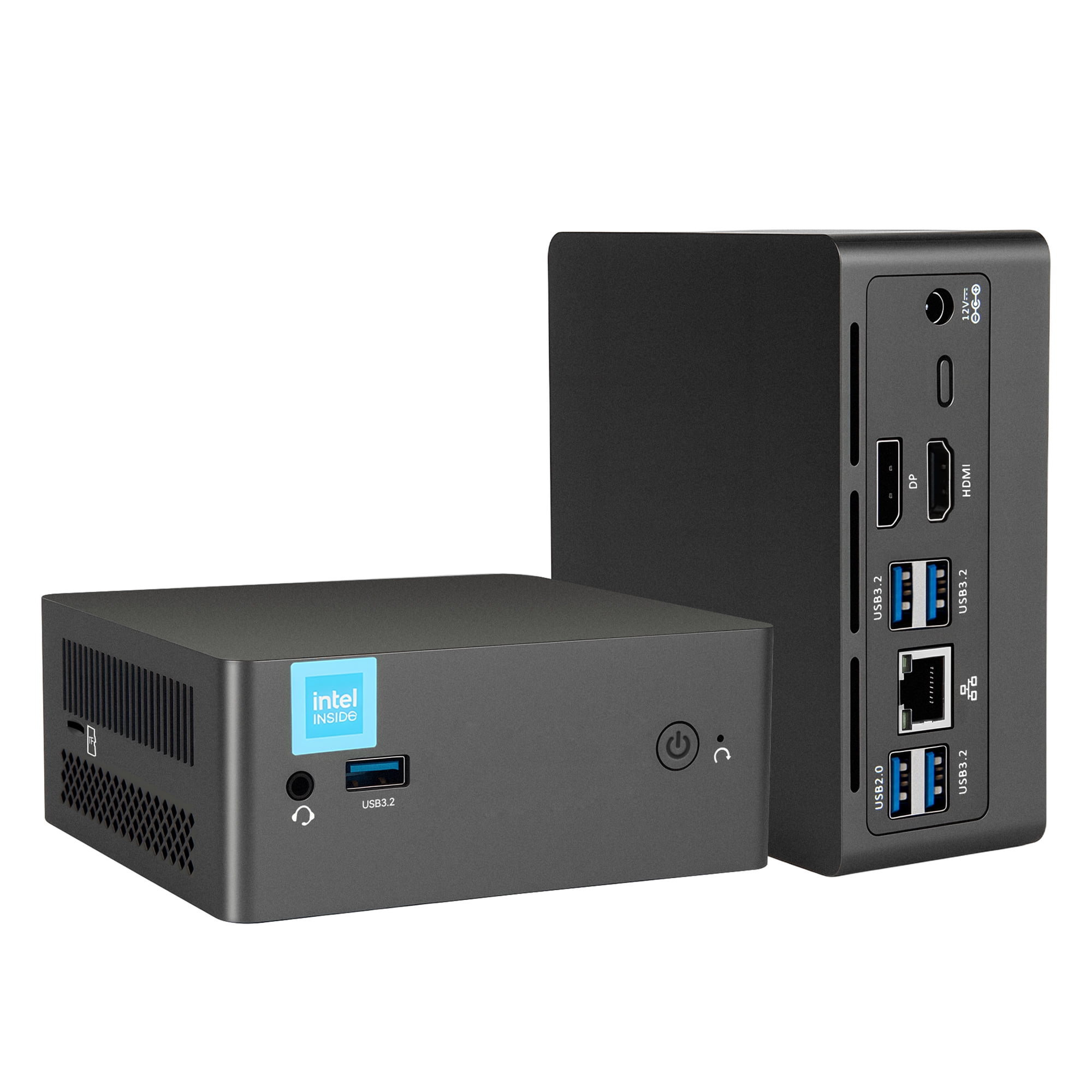 BRENUC Mini PC, 8GB RAM, 256GB SSD, Intel N150 (up to 3.6GHz), Business Desktop, WiFi 5/BT4.2, Nucbox N9E