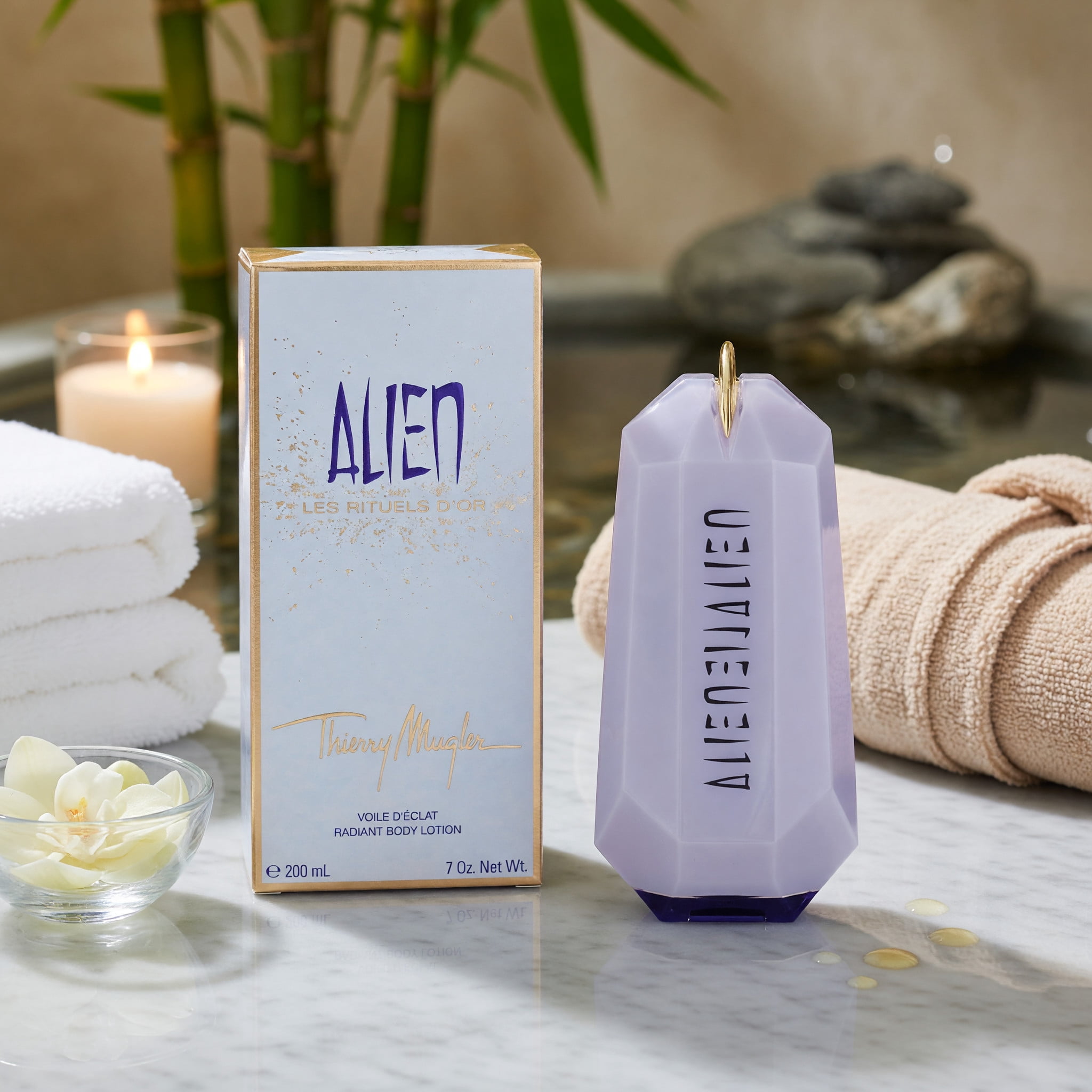 Alien by Thierry Mugler, 7oz Les Rituels D'or Radiant Body Lotion women