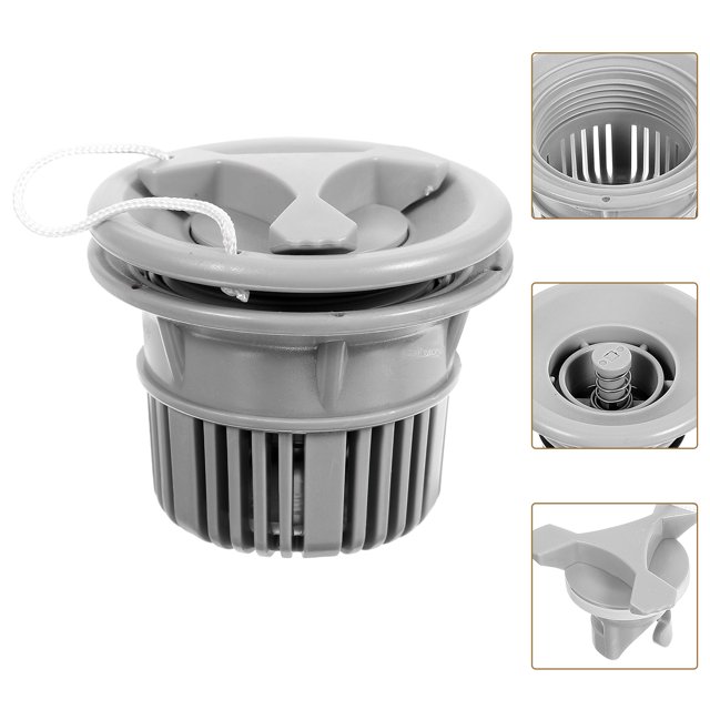 BESTYASH Adaptateur d'Air pour Canot 5x6.2cm pour Valve Marine Gonflable avec Performance de Fuite d'Air 1Pcs