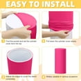 thumbnail image 5 of ABPETE Cylinder Covers Set of 3 Hot Pink Pedestal Cover Round Spandex Pedestal for Parties Plinth Covers Cylinder Cake Stand Cover Pink Cylinder Cover for Party Wedding Ceremony Decorations, 5 of 13