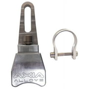 Axia Alloys Silver Light Bar Mount w/ 8mm Slot .750 Longer + 1.5" Clamp