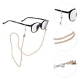 thumbnail image 3 of Unique Bargains Imitation Pearl Pattern Eyeglass Chain 29.53" 1 Pc Light Brown, 3 of 5