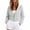 Light Gray, variant on Women's Polka Dot Cropped Zip Up Hoodie Casual Fleece Jacket | Comfy Gentle Skin Feel, Drop Shoulder Loose Fit, Drawstring Hooded Sweatshirt for School Office Daily Wear (Black, M)