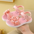 thumbnail image 2 of Herrnalise Infant Baby Girl Boy Sandals Summer Outdoor Beach Shoes Flower Bowknot Anti Slip Newborn Toddler First Walking Shoes For Baby Gifts, 2 of 8