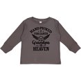 thumbnail image 3 of Inktastic Handpicked for Earth by My Grandpa in Heaven Angel Wings Boys or Girls Long Sleeve Toddler T-Shirt, 3 of 5