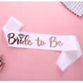 thumbnail image 2 of Bachelorette Party Decoraciones Sash - Bride To Be - Decoraciones de despedida de soltera - Decoración de fiesta de compromiso - Faja para novia - Bachelorette Favor ER, 2 of 3