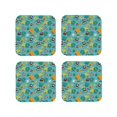 thumbnail image 1 of Vsdgher Trucks And Excavators Print Leather Coasters for Drinks, Durable Drink Coasters 4 Set for Tabletop Protection, Luxurious Home Décor and Housewarming Gift-Square, 1 of 6