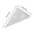 thumbnail image 3 of 12" Piping Bags, 100PCS Thickened Disposable Pastry Bags, Anti Burst Icing Bags for Cream Frosting, Non-Slip Frosting Bags, Cake & Cookie Decorating Supplies, 3 of 7