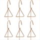thumbnail image 3 of 6 Piezas de Colgadores para Macetas de Terracota, para Colgar Macetas, Colgadores de Plantas, Colgadores de Pared de Metal para Plantas de JardíN, Rosa, 3 of 10