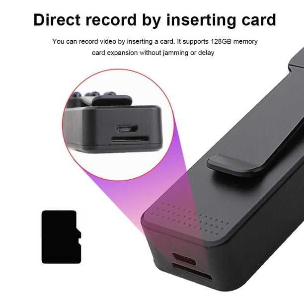 Mini cámara portátil HD Micro Cam Grabación en bucle Pluma de seguridad Grabadora de video