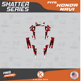 thumbnail image 4 of Kalair GFX Graphics Kit for Honda NAVI (2016-2022) Shatter Series, 4 of 5