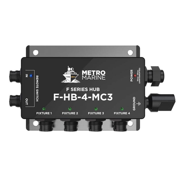 Hub Metro Marine de un solo color con 4 salidas