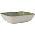 thumbnail image 1 of Tuxton GGO-552 8 oz Geode Olive Rectangular Side Dish, Green, 1 of 1