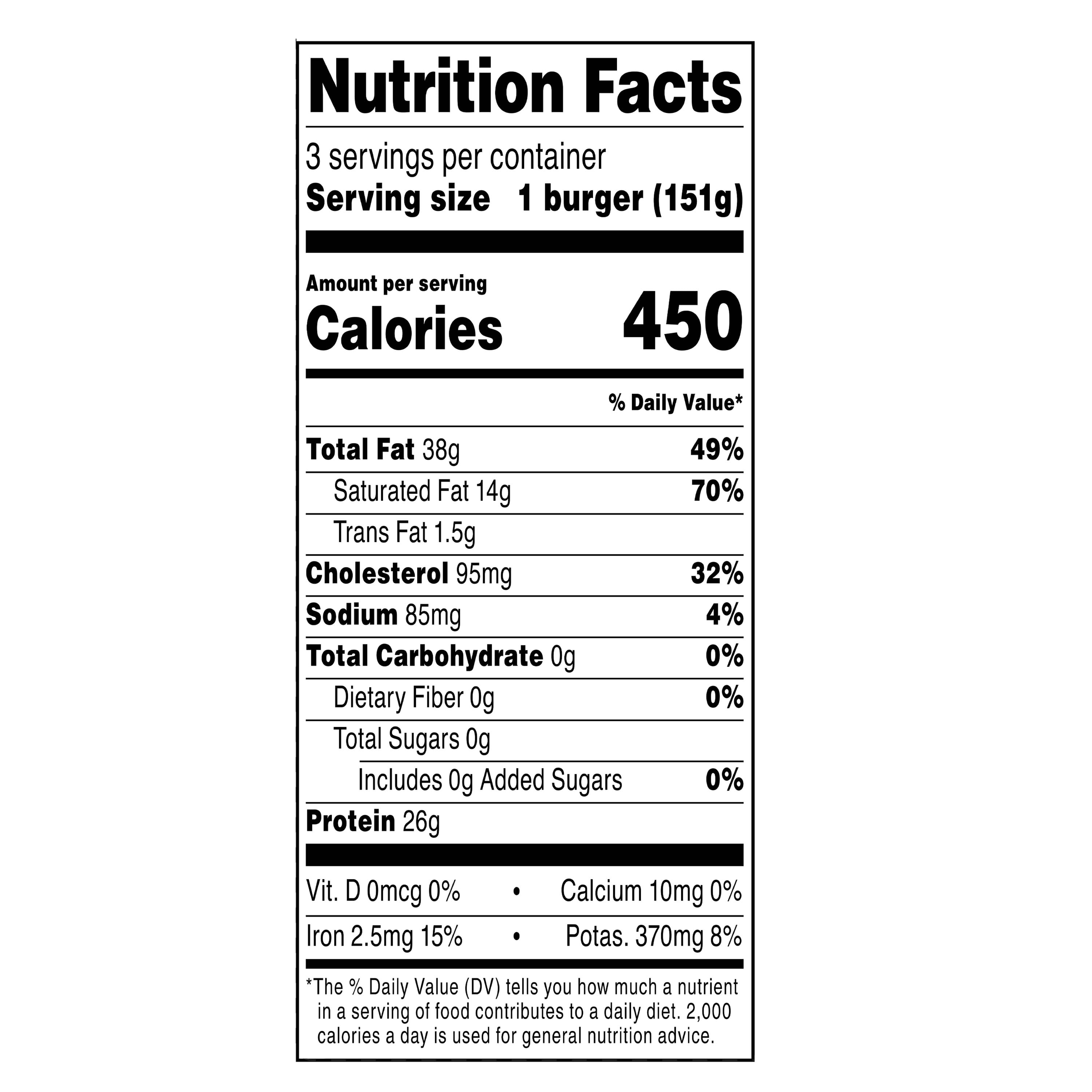 Marketside Wagyu Beef Burgers, 1 lb