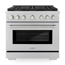 Zline Sgr-Br-36 Paramount 36" Wide 5.2 Cu. Ft. Free Standing Gas Range - Stainless Steel