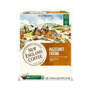 New England Coffee Hazelnut Crème, Medium Roast, Single Serve Pods, 24 Count Box