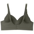 thumbnail image 4 of Wdgfv Comfort Wireless Support Bra for Women with Adjustable Upper Design and Advanced Wicking Breathable Fabric Army Green 40, 4 of 4