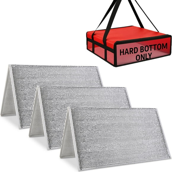 Base rígida para bolsa de entrega de pizza Bodaon 3 unidades para 20×20 cm
