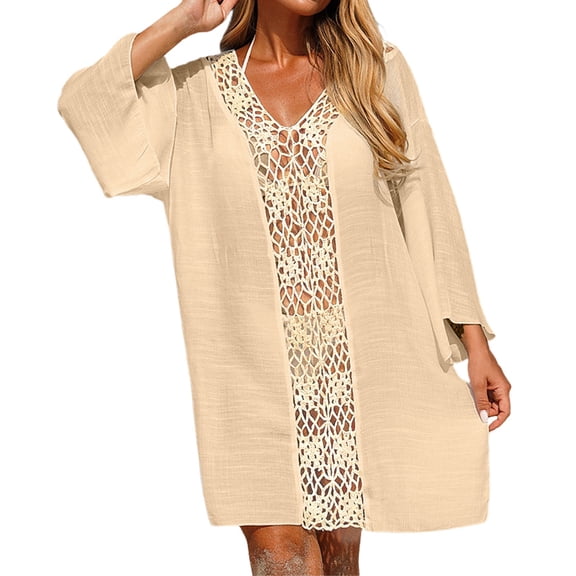 Bathing Cover Up For Plus Size Swimsuit Coverup Summer Loose Beach Cover Up Design Dress