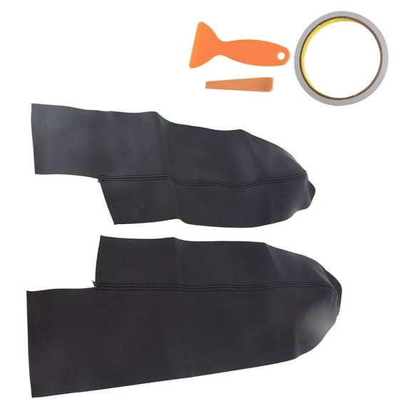 2PCS Car Front Door Panels Armrest Covers Fit for 2007-2012 Honda CR-V CRV