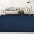 thumbnail image 3 of TWINNIS Soft Area Rug Modren Rugs for Living Room Memory-Foam Carpets,Softness Rugs for Bedroom,Navy Blue,5'x7', 3 of 7