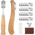 thumbnail image 1 of Baker's Bread Blade, Bread Knife Slashing Tool With 20 Stainless Steel Blades For Diy Engraving Bread Patterns Best Gift, 1 of 5