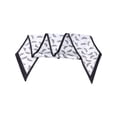 thumbnail image 5 of INSPIRE CHIC Women Fashion Printed Skinny Long Scarves, Satin Silky Black White Neckerchief Ribbon Headband 57.1x5.1" Wheat Pattern, 5 of 6