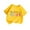 Yellow, variant on ZACPNCV Girls Graphic Tees Short Sleeve Crewneck T Shirt Cute Tops Casual Summer Tee Tops Black 12-14 Years