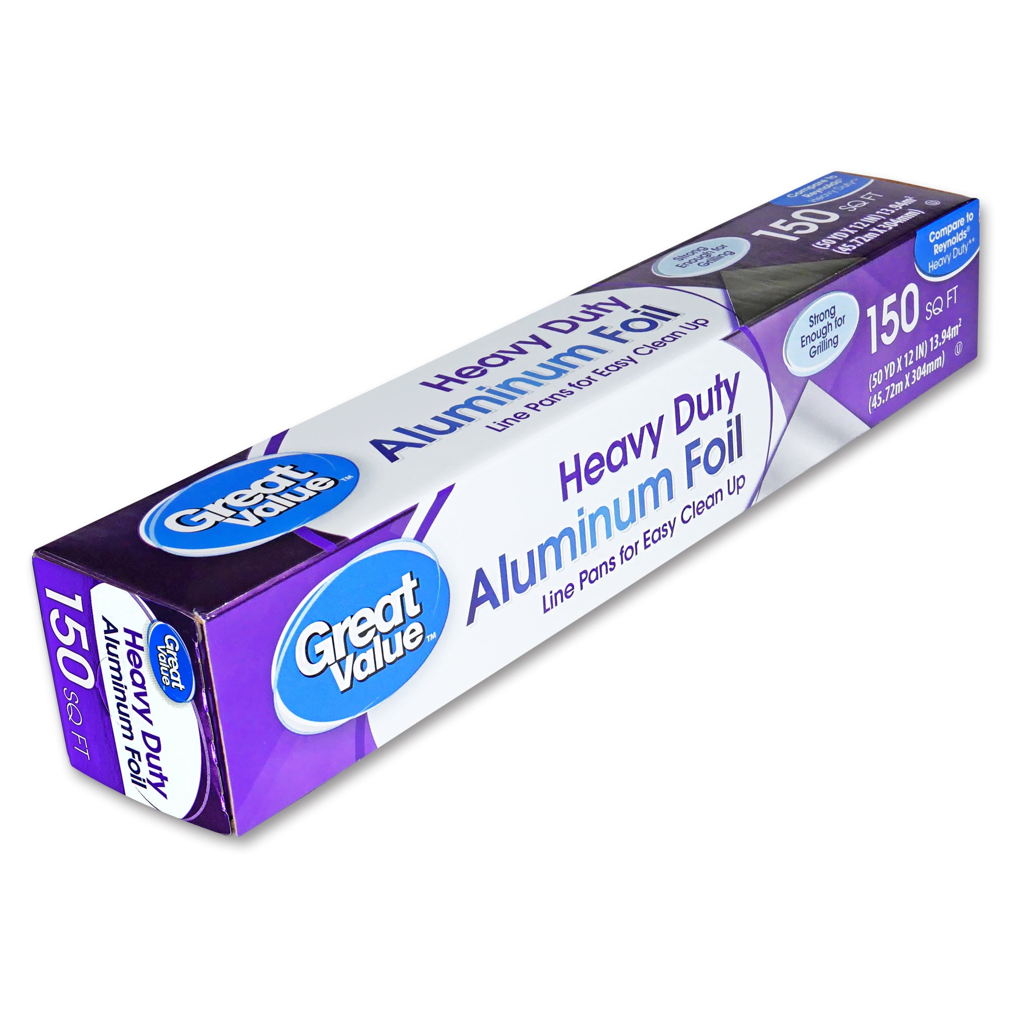 Great Value Heavy Duty Aluminum Foil, 150 sq. ft. - Walmart.com