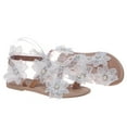 thumbnail image 4 of LEEy-World Chaussons pour Femmes Été Sandales Romaines Mode Décontractée Grandes Sandales à Mémoire de Forme pour Femmes, 4 of 5