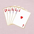 thumbnail image 3 of CafePress - Ace Hearts Flush T Shirt - Cute Toddler T-Shirt, 100% Cotton, 3 of 4