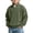Army Green, variant on Boys Waffle Stand Collar Jacket, Full Zip Textured Knit, Back to School, Black, Size 10-11 Years