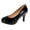 Black, variant on Women's Pumps Dressy Shoes Summer Work Heels Closed Toe Slip on Comfortable Sandals Ladies Business Stilettos Black Size 8