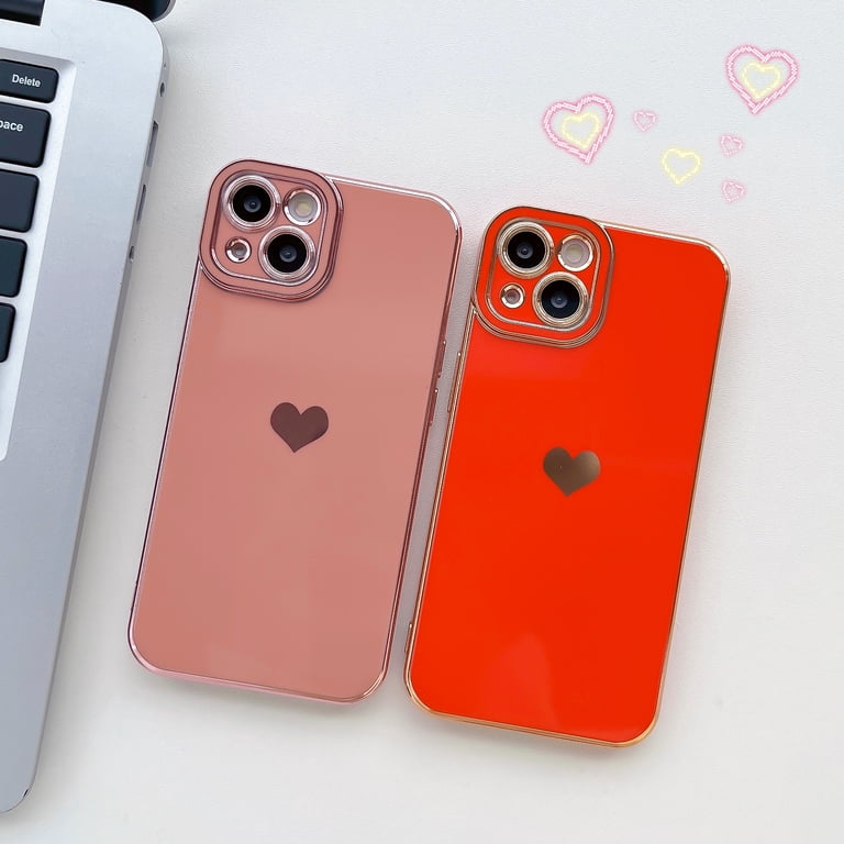 for iPhone 16 Pro Max Case Luxury for Women Girls Cute Love Heart