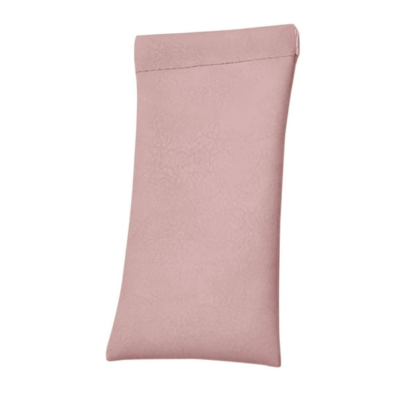 Harlier Soft Sunglasses Pouch, Artificial Leather Eyeglass Case with Buckle Design, Waterproof Glasses Pouch Sleeve, 6.7 x 3.3 Inch Glasses Cases for Women Eyeglass Cleaning & Storage Pouch