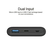 Wireless Charging 10000mAh Power Bank for Samsung Galaxy A54 5G/A34 5G/A24 - Backup Battery Portable Charger Slim 2-Port USB