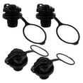 thumbnail image 6 of WHAMVOX 4 Pcs Kayaks Eight-hole Air Valve 4.00X3.50X3.50CM Black, 6 of 8