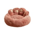 thumbnail image 2 of Kbndieu Dog Bed Medium Size Dogs, Paw Shaped Cat Beds for Indoor Cats, Breathable Soft Pet Bed for Puppy and Kitty, Washable, Anti-Slip Bottom, Gift for Medium Small Dogs Cats, Pink, 2 of 3