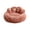 Pink, variant on VANLOFE Plush Pet Beds for Dogs Soft Big Plush Cushion Washable Dog Beds Self-Warming Sleeping Bed for Dogs 60*60cm/23.6*23.6in Gray