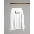 thumbnail image 3 of Believe Daisies Sweatshirt Women -Image by Shutterstock, Female Medium, 3 of 4