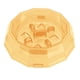 thumbnail image 4 of Comedero Lento Cuencos para Perros Grado Alimenticio Prevenir Asfixia Ayuda Digestiva Perro Alimentación Lenta Rompecabezas Cuenco para Perros Gatos Amarillo, 4 of 12