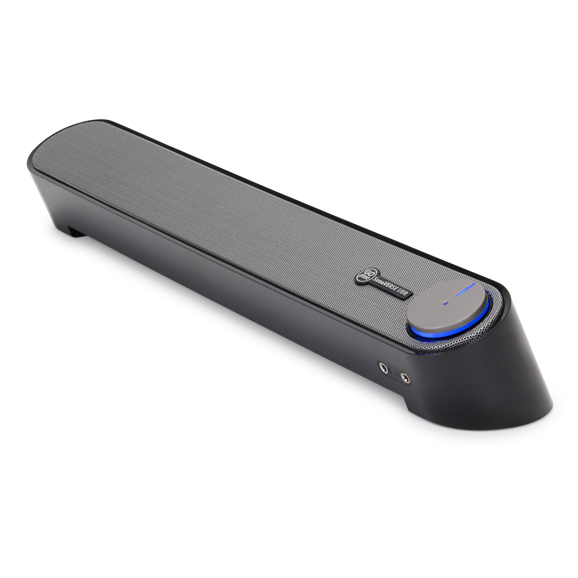 GOgroove USB Computer Soundbar SonaVERSE UBR Desktop Speaker Mini