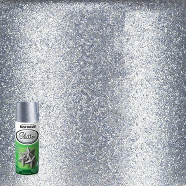 Discontinued Silver, Rust-Oleum Specialty Glitter Spray Paints- 267734, 10.25 oz